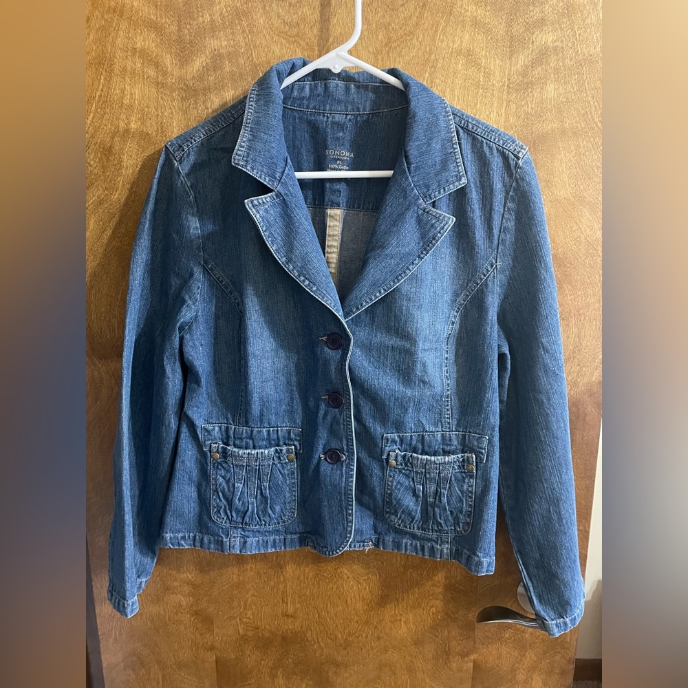 Sonoma Women’s Dressy Jean Jacket